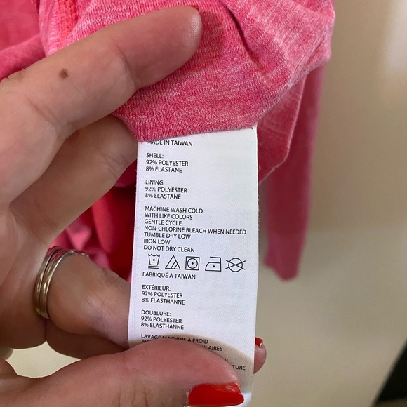 PRANA FUNNEL NECK AZALEA EMBER HEATHER PINK PULLOVER LONG SLEEVE TOP SWEATER - Picture 8 of 8